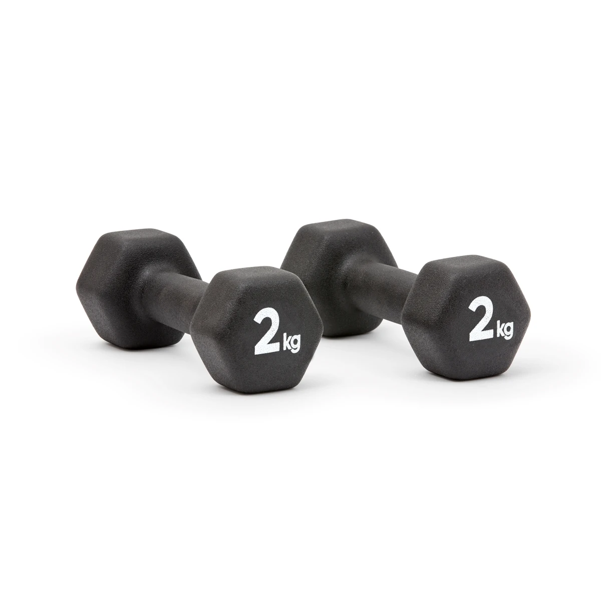 Adidas Mancuernas de 2 kg (Par) Ideales para Ejercicios de Fuerza en Casa o Gimnasio, Cómodas y Resistentes con Revestimiento de Neopreno