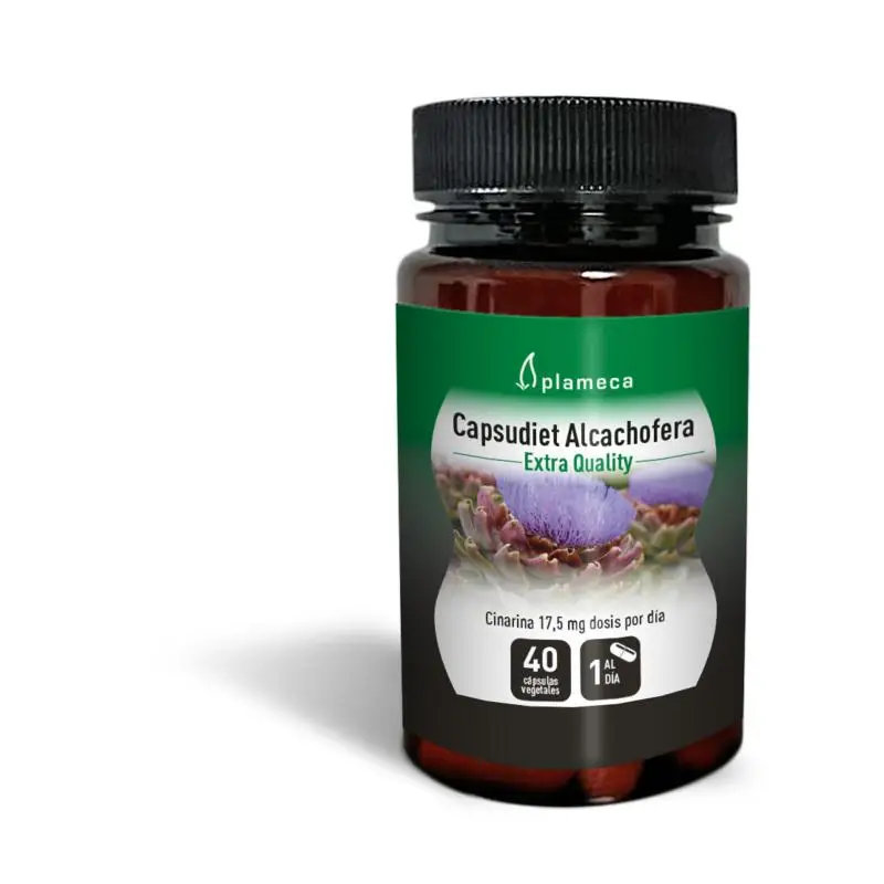 Capsudiet cap artichoke 40 Vcaps-hypocholesteremic Hepatoprotector-suitable vegan vegetarians-Cynara Scolymus leaves