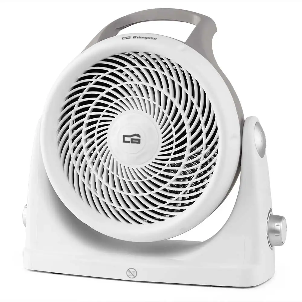 Orbegozo FH 6065 - calefactor compacto, 3 posiciones de funcionamiento, función ventilador, termostato regulable, giratorio, 2000 W