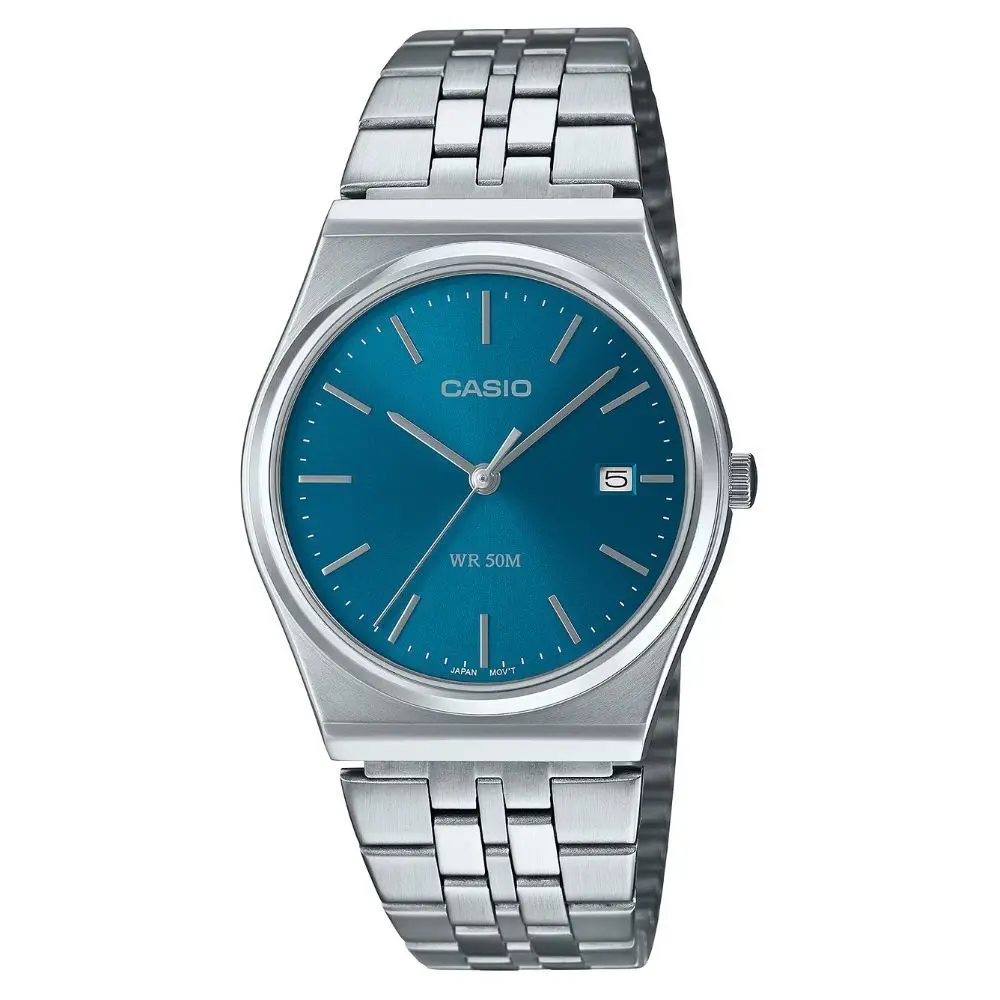 Reloj Casio mtp-b145d-2a2 correa de acero inoxidable water resist 50m