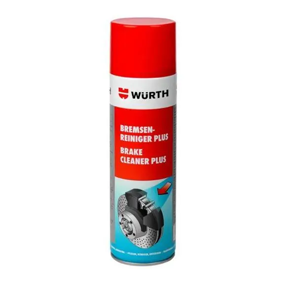 Würth Limpiador de Discos de Freno 500 Ml - Alta Presión Secado Rápido