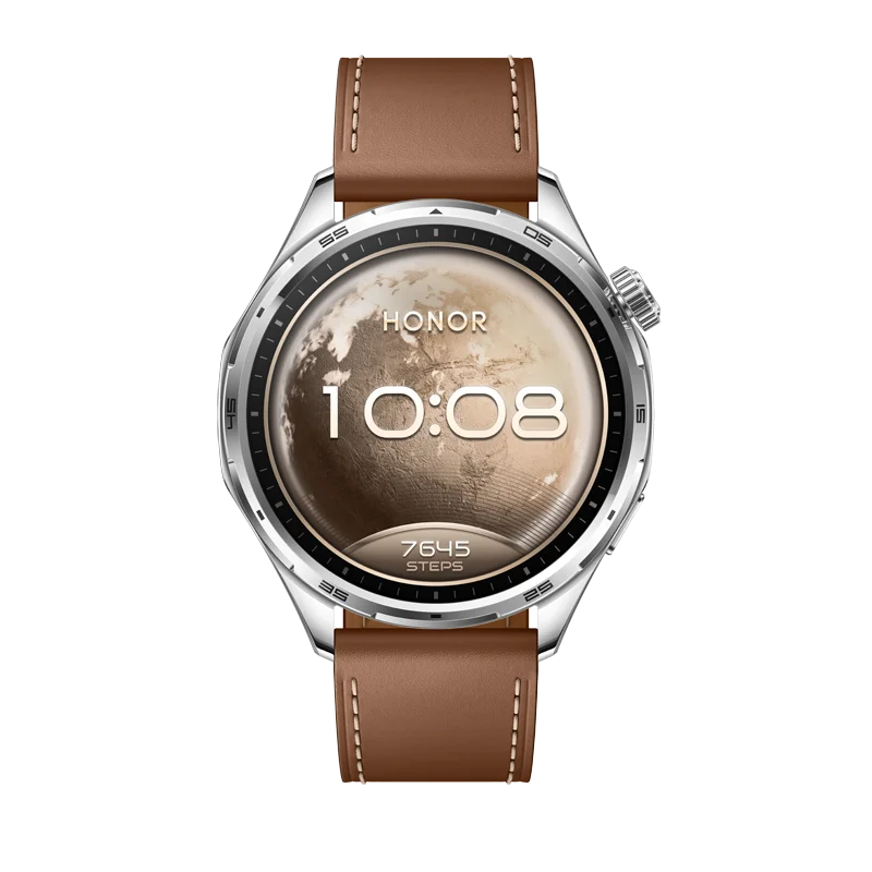 Reloj inteligente HONOR Watch 6 con GPS, 46 mm, pantalla LTPS de 1,46 pulgadas con un brillo de 3.000 nits, hasta 35 días de autonomía, GPS de doble banda, más de 120 deportes y un monitor de salud 5