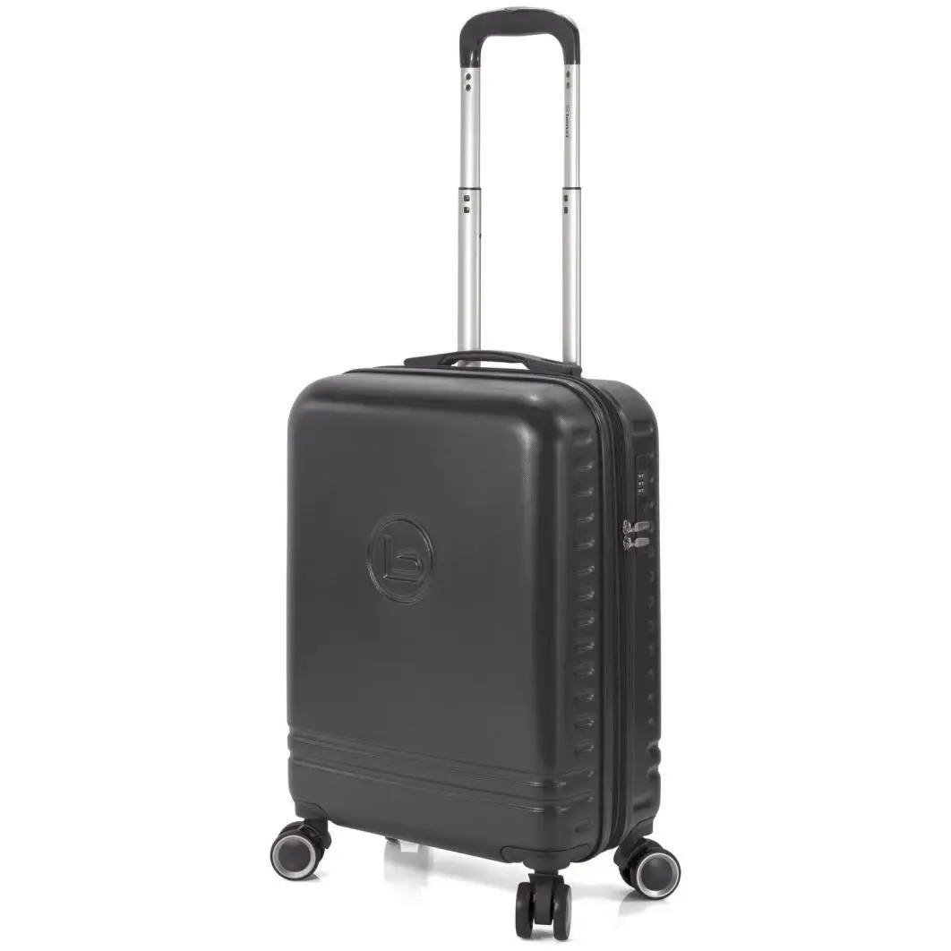 Maleta de Cabina Expandible Maletas Tony Bali Negra 55x40x20 cm (Hasta 55x40x25 cm) con ABS Resistente, 4 Ruedas Multidireccionales 360°