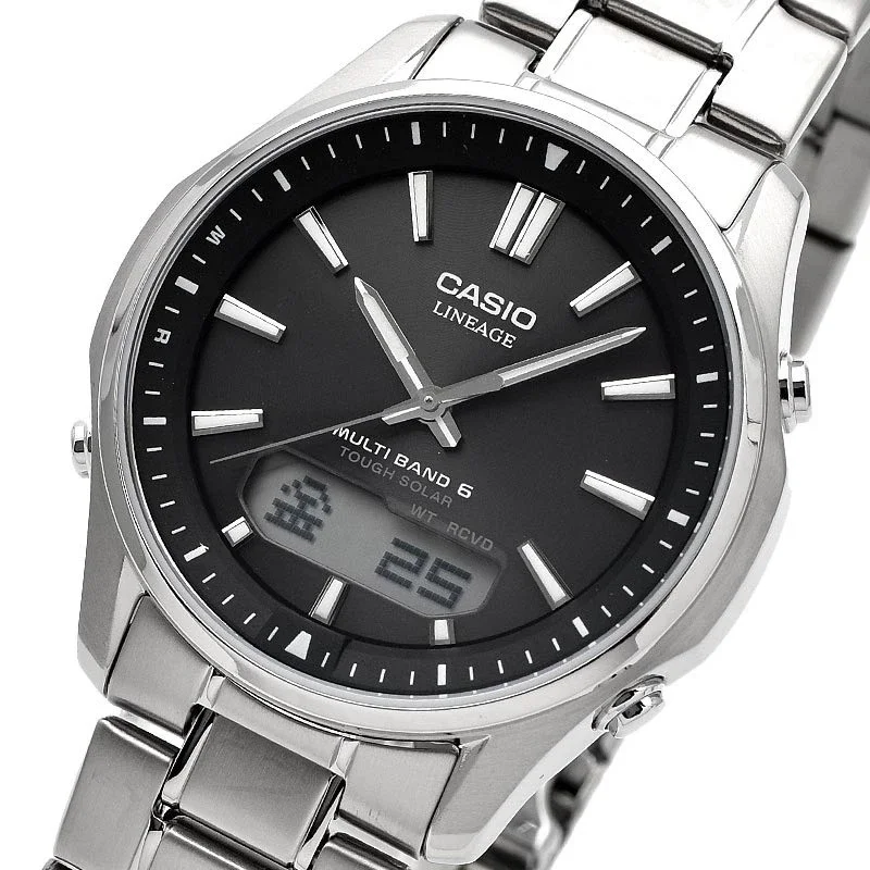 Casio Lineage LCW-M100TSE-1AJF JDM 40MM Titanium Solar Radio Controlled Watch Titanium Strap and Case Multiband 6 Radio Control (worldwide) Sapphire Crystal 50m WR JDM (Japanese Domestic Market)