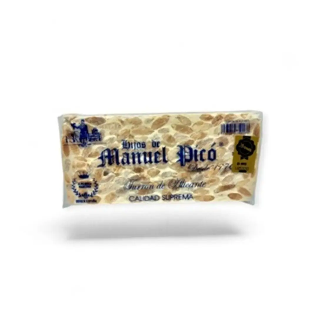 Turrón de Alicante Hijos de Manuel Picó pastilla 300 grs.