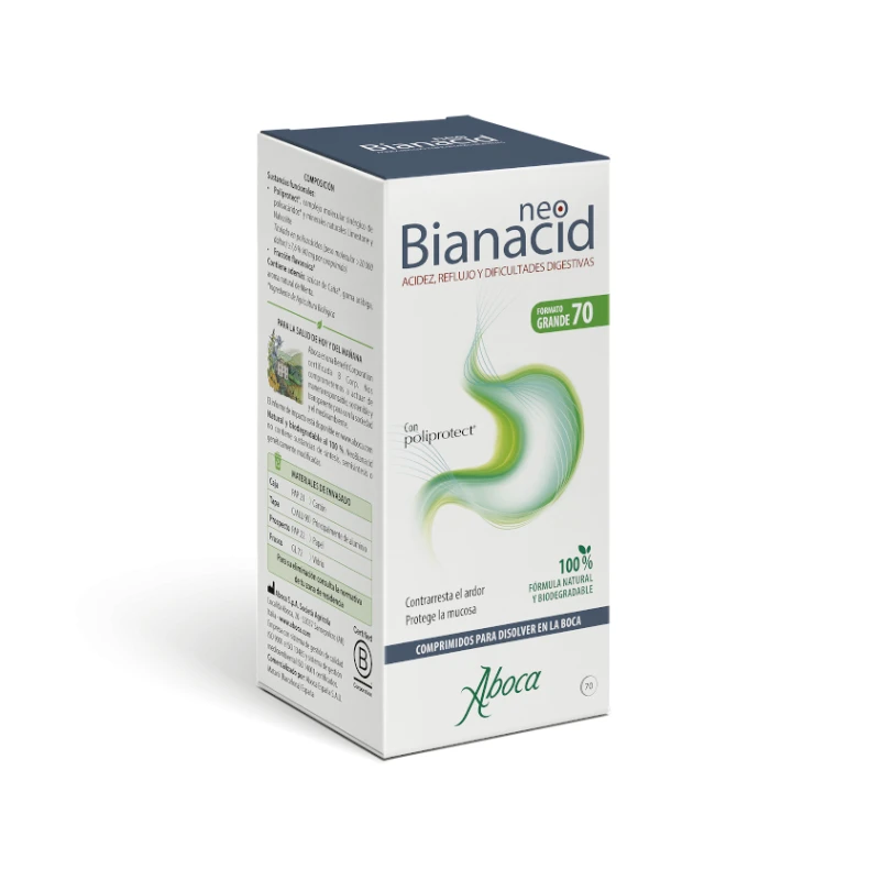 NEOBIANACID ACIDEZ REFLUJO 70 COMPRIMIDOS