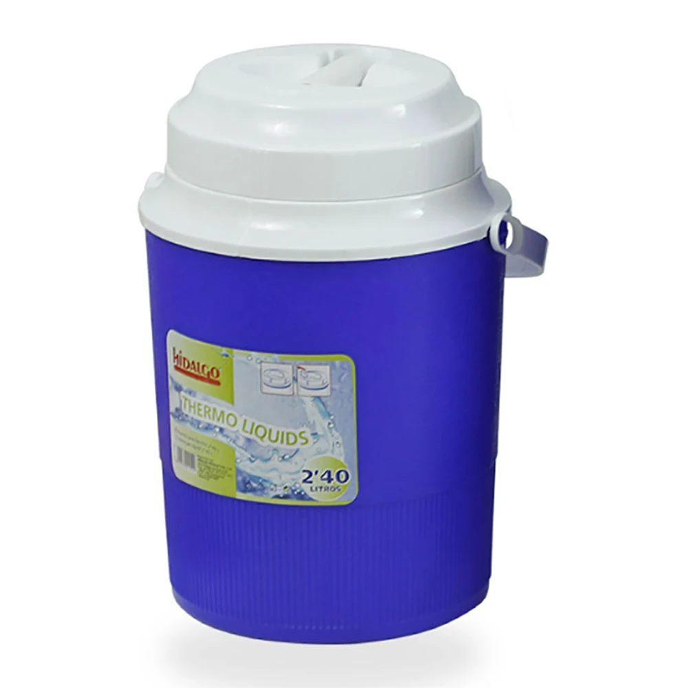 Hidalgo Termo con Tapón Dispensador Azul 2,4 L