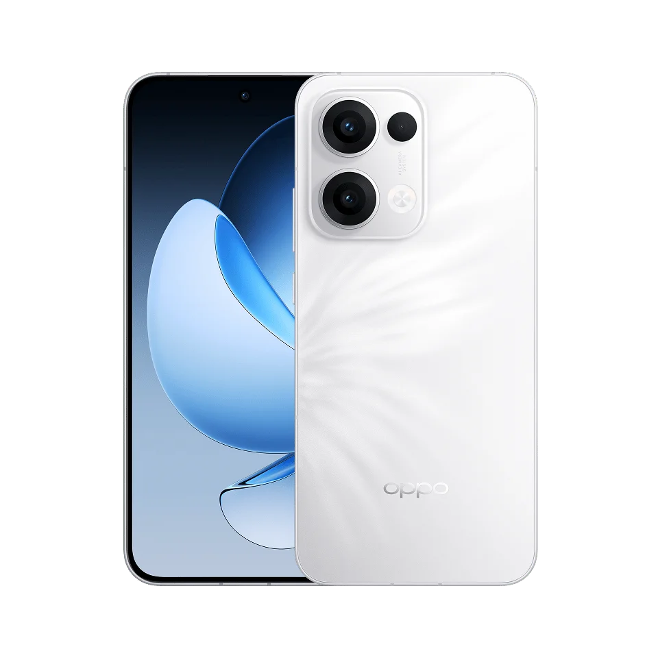 Oppo Reno13 5G Smartphone - 6.59" AMOLED Display, 12GB RAM + 256GB Storage, IP69, 50MP Quad Camera, 4K Video, MediaTek Dimensity 8350, NFC, Fast Charging, ColorOS 15.0, AI Livephoto and Editor, Perfect for 5G Mobile Connectivity.