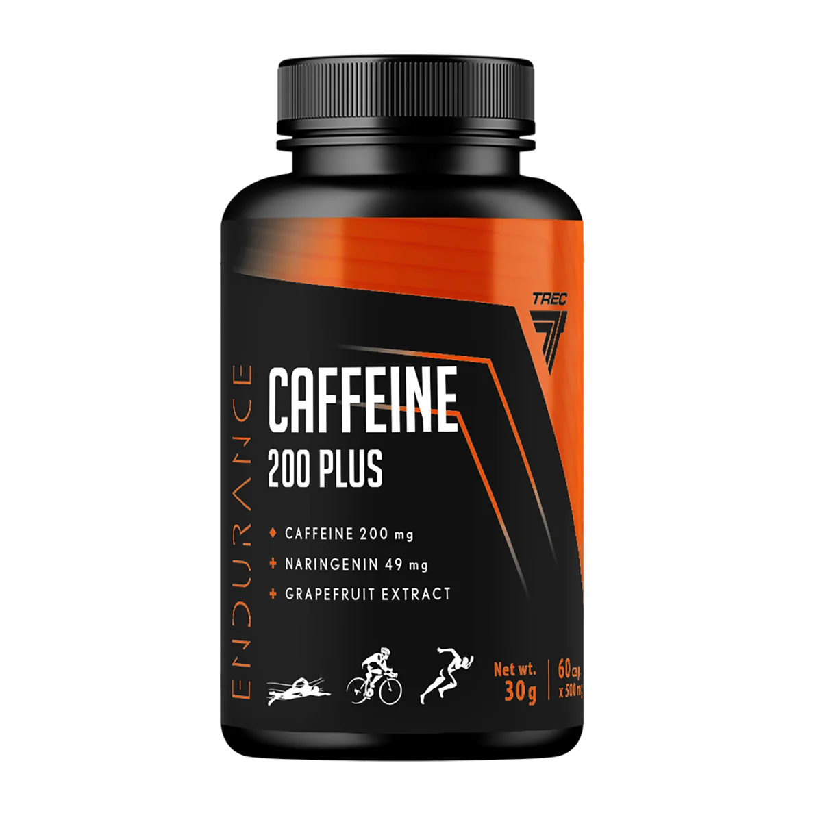 TREC NUTRITION - CAFFEINE 200 PLUS - 60 CAPS - Suplemento para Atletas