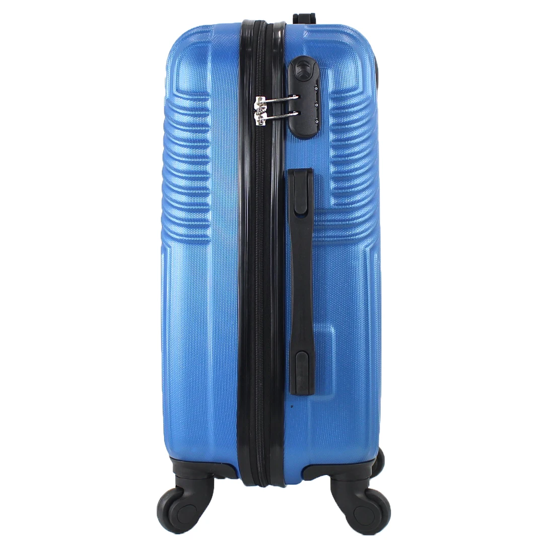 Airplane Suitcase Hand Luggage Travel Cabin Trolley Hard ABS 4 Wheels Rigid Cabin Suitcase with Telescopic Handle 55x35x20CM