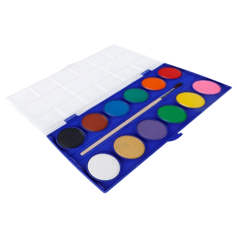 LILI HOME Set of 28 colors watercolors with brush perfect for both beginners and advanced artists, this set offers a vibrant palette and quality tools for your artistic projects.