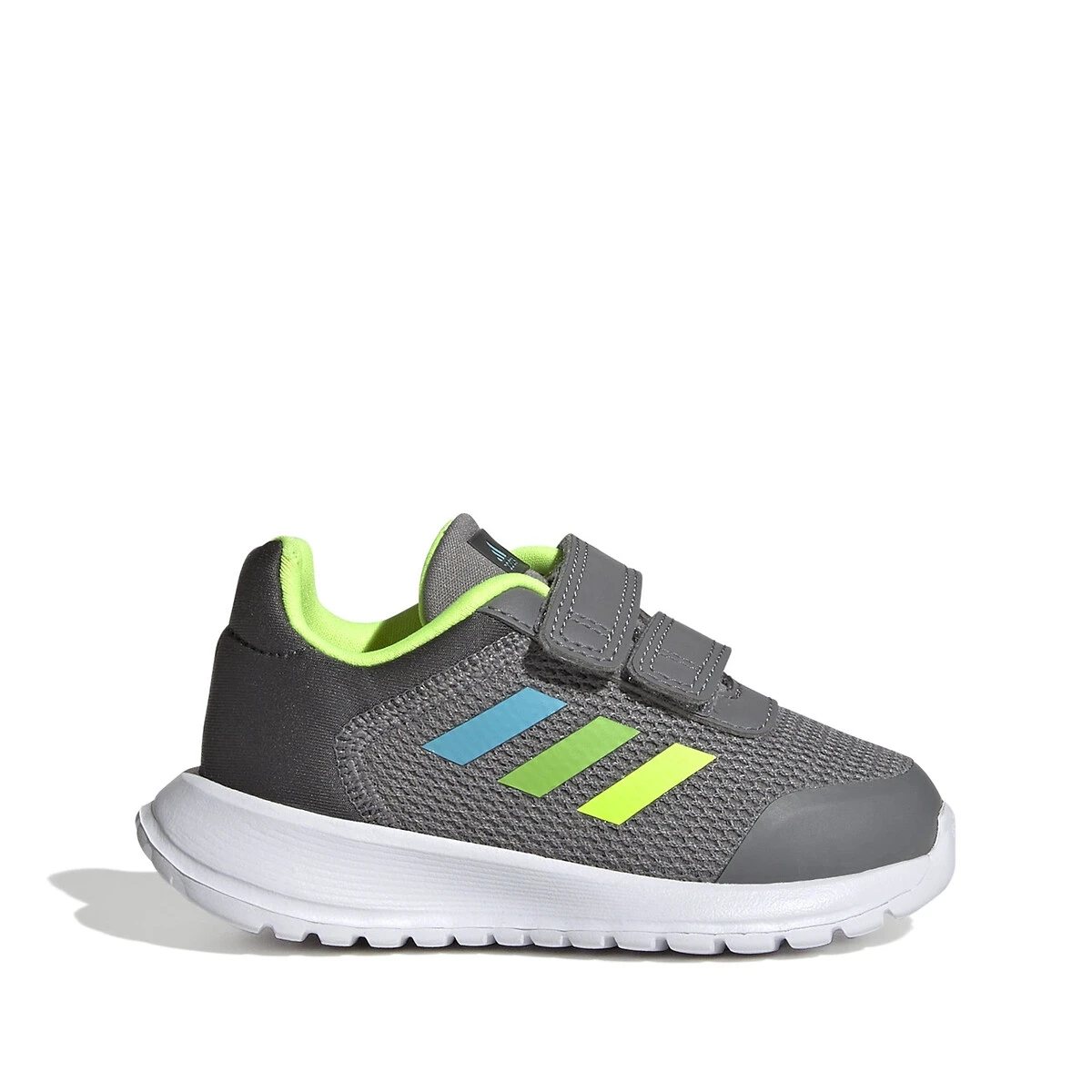 Adidas Tensaur Run Cf Gris - Zapatillas Adidas para niños con cierre velcro - Zapatillas para correr