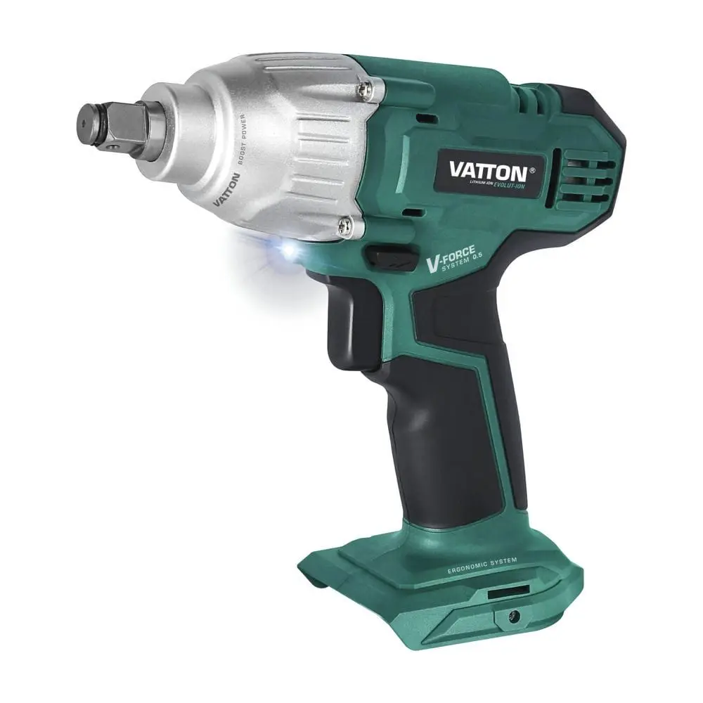 Llave de Impacto Vatton 20V – 220Nm, 3400 IPM, 2950 RPM, Luz LED – Sin batería