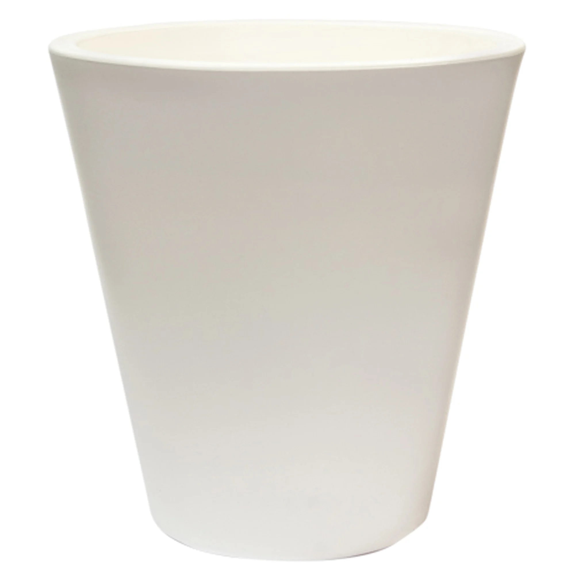 Macetero de polietileno blanco 40x40 cm WELLHOME