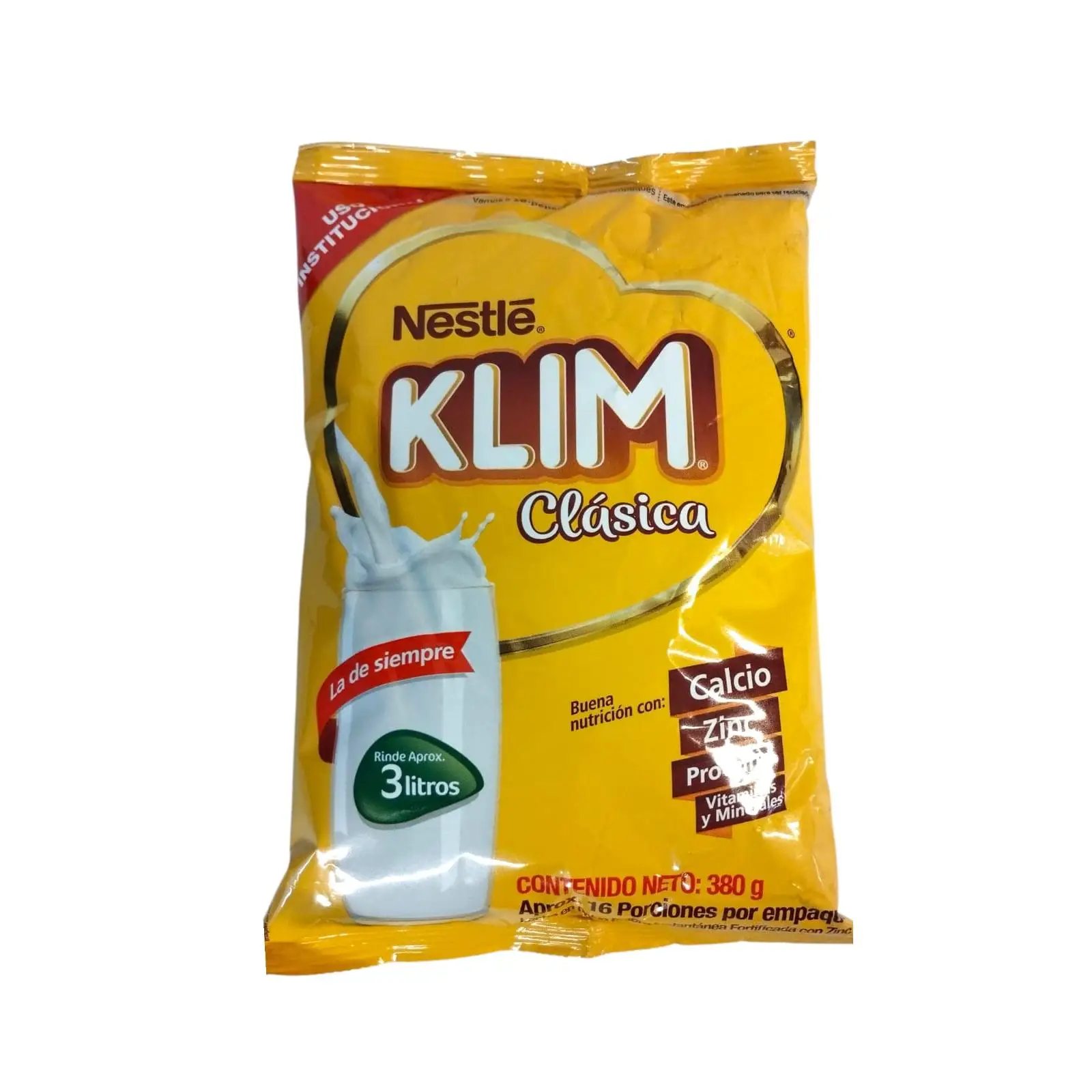 LECHE KLIM EN POLVO  - NESTLE - LECHE KLIM CLASICA - 380 GRAMOS