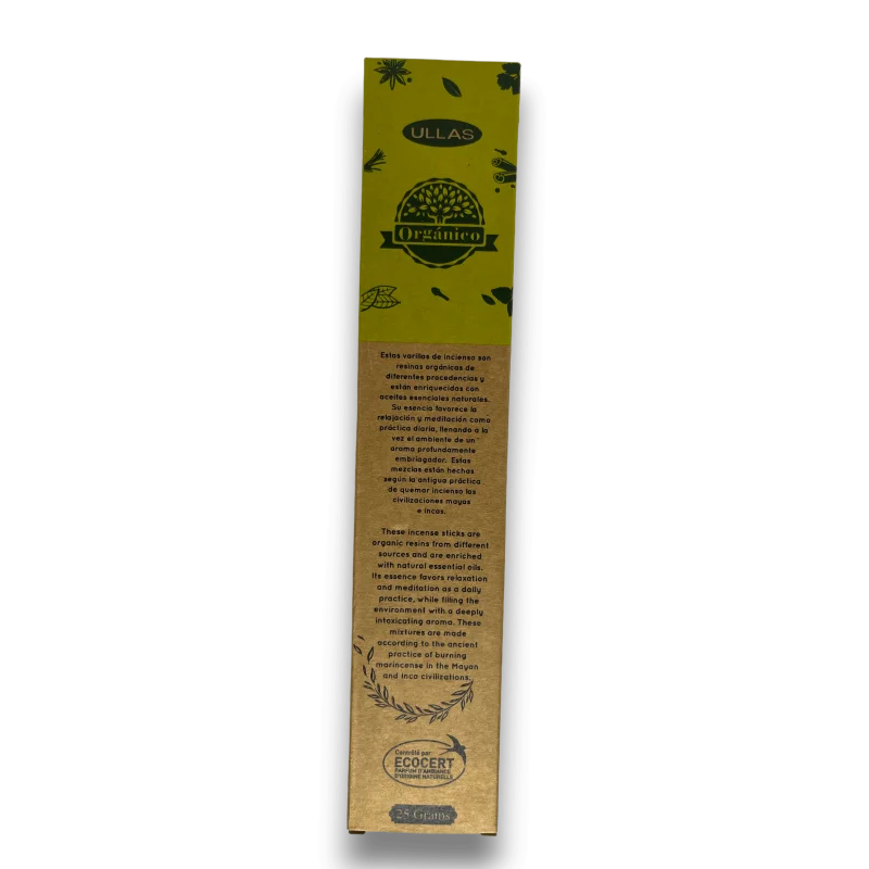 Ullas de ruda incense - arruda - ullas - handmade - 25gr - made in india - 100% natural - ullas organic incense