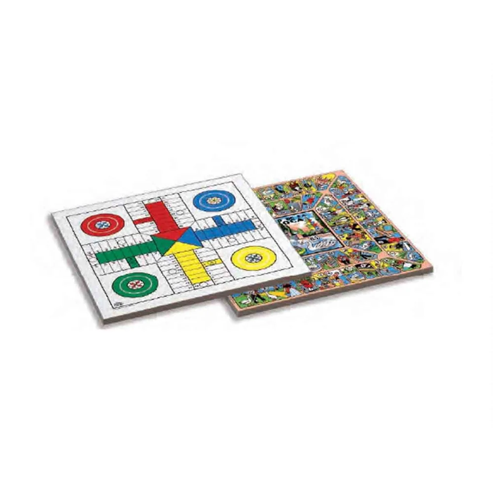 Tablero Parchis 4 y Oca de madera 40x40 cm sin accesorios (Cayro T-138)
