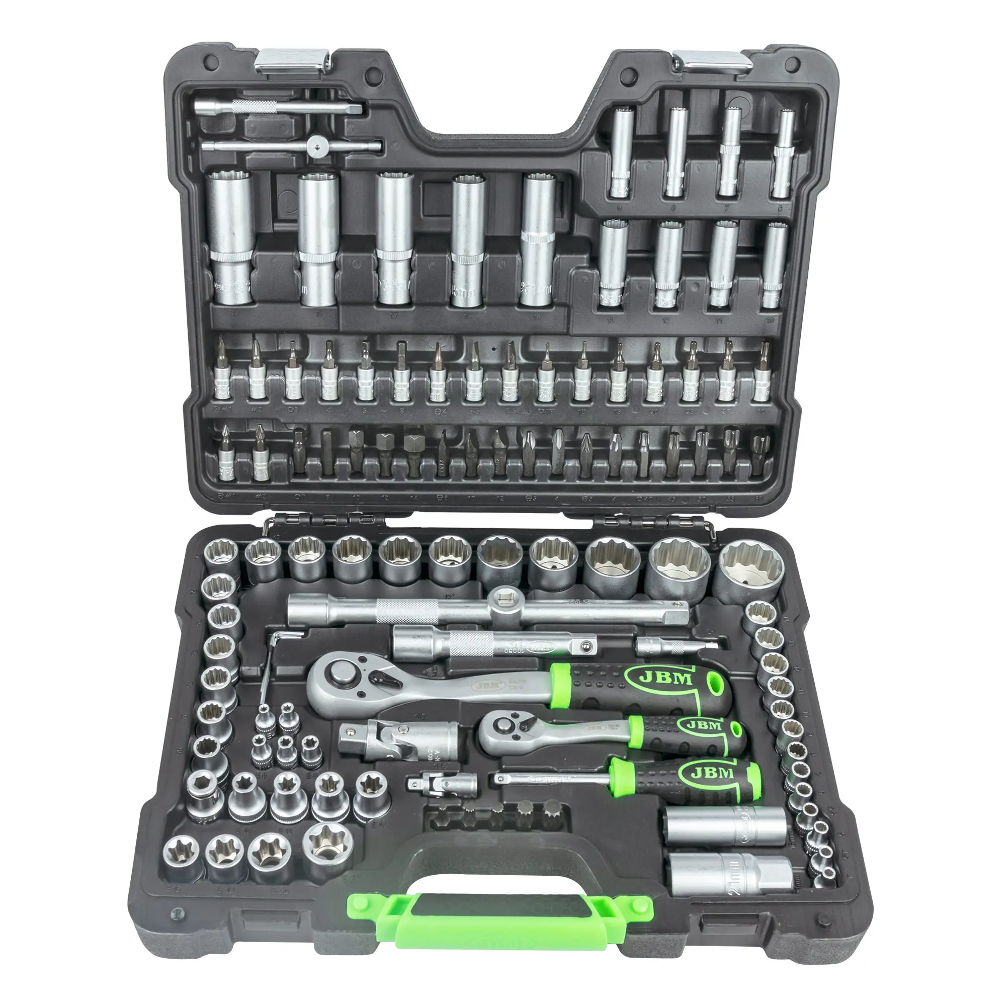 JBM 54036 139-piece Tool Briefcase with 12-cant Cup-Full Set Home Hand Tools Motorcycle, car and engine, excellent price