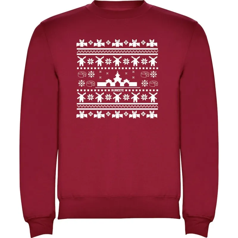 Sudadera de Navidad Albacete unisex