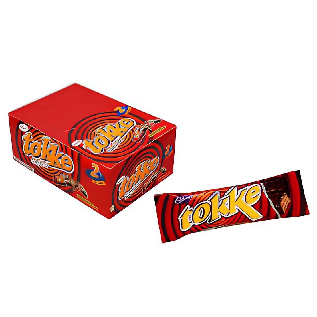 Valor Tokke Original - Crujientes Barritas de Barquillo cubierto de Chocolate con Leche Relleno de sabor Cacao y Arroz Inflado 30u x 47g