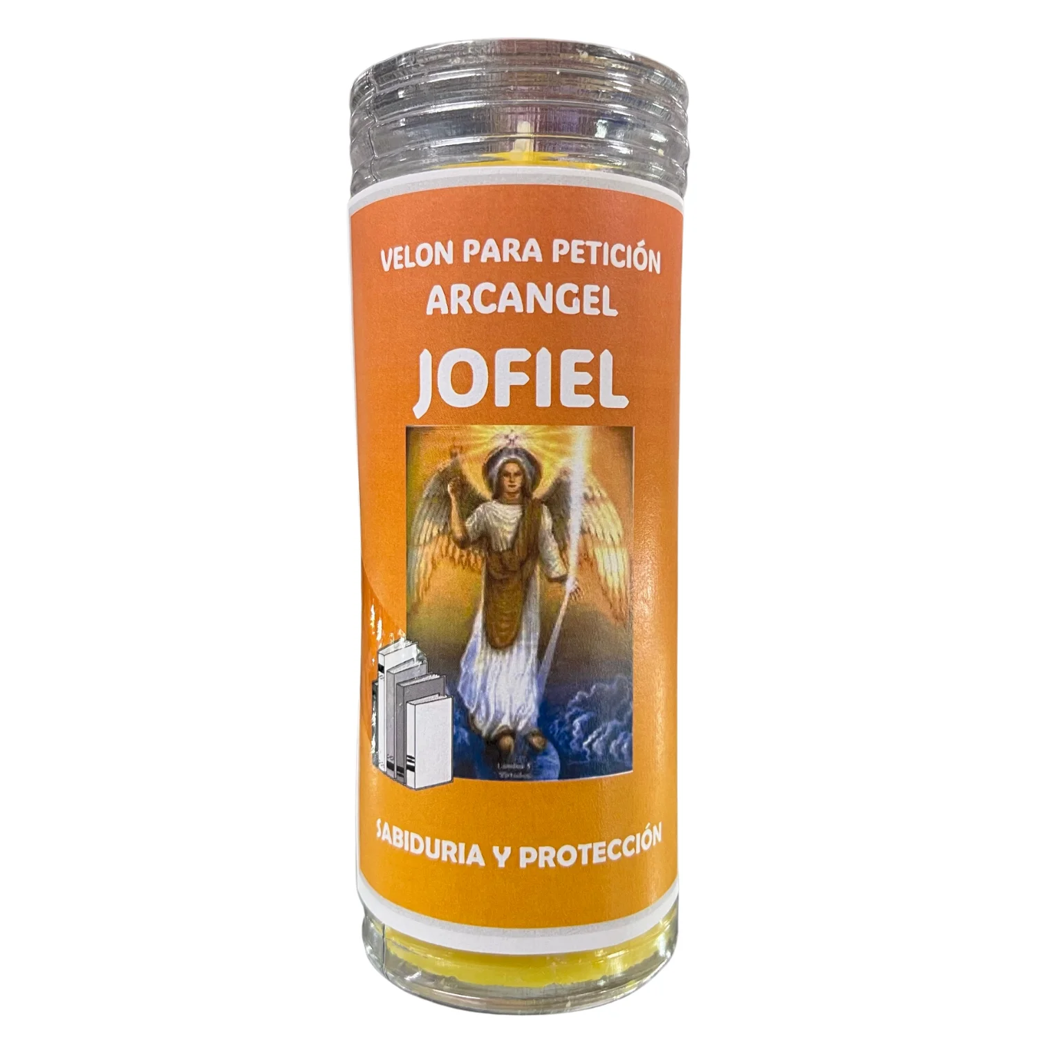 THE BUBBLE SHOP Velón del Arcángel Jofiel para Protección y Sabiduría