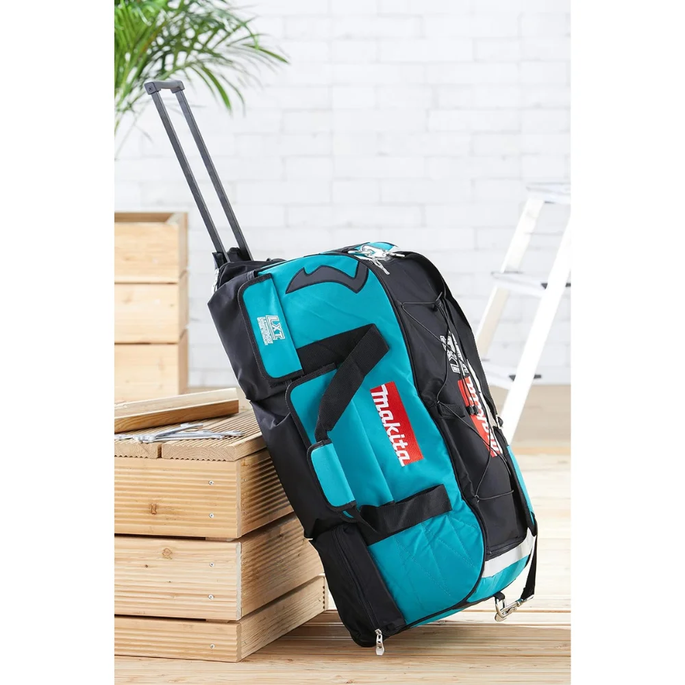 MAKITA 831279-0 - Tool bag with wheels and telescopic handle, practical for transporting tools and accessories, made from durable fabric with multiple pockets for efficient organization. #2