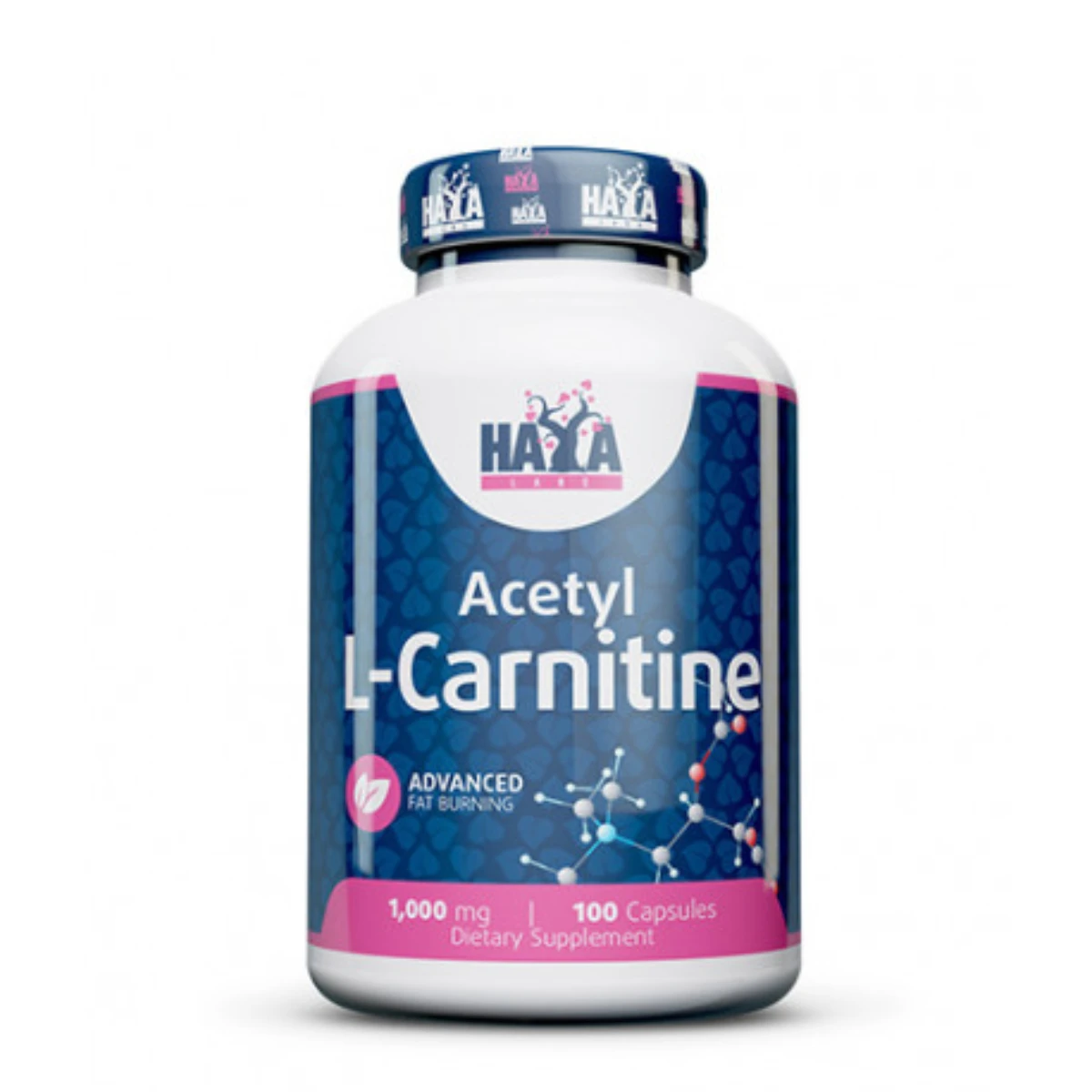 Haya Labs Acetyl L-Carnitine - 100 caps. Acetyl L-Carnitina para el Metabolismo de Grasas y Apoyo Cognitivo