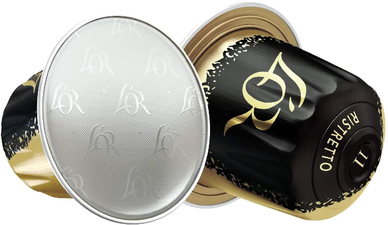 L'or ristretto coffee capsules intensity 11 (box of 100 capsules)