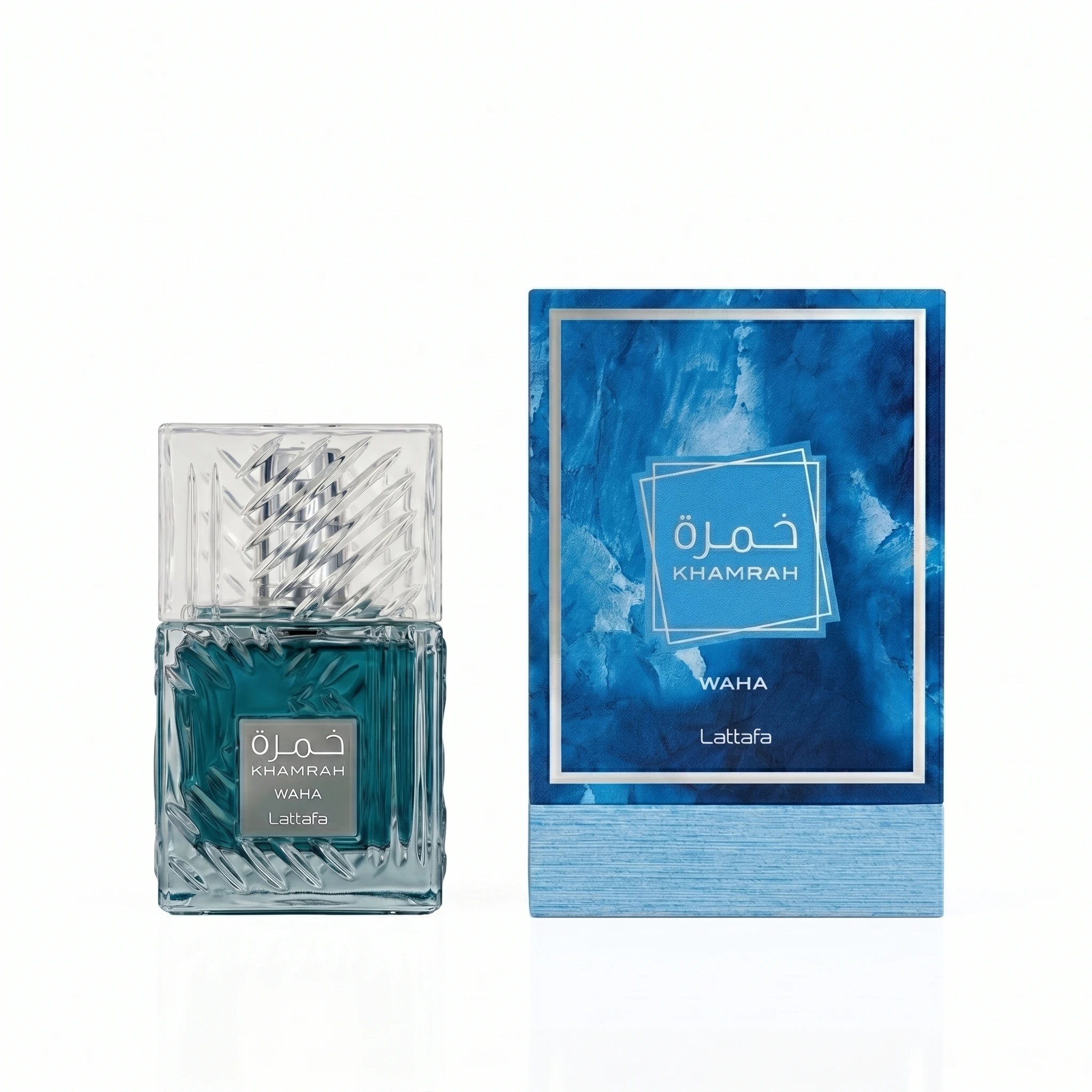 Lattafa Unisex - Perfume Khamrah Waha Edp 100 Ml Fresco Acuático Y Aromático Con Notas Cítricas Y Marinas, Incluye Atomizador Drikanbest 5 Ml - Imagen 5