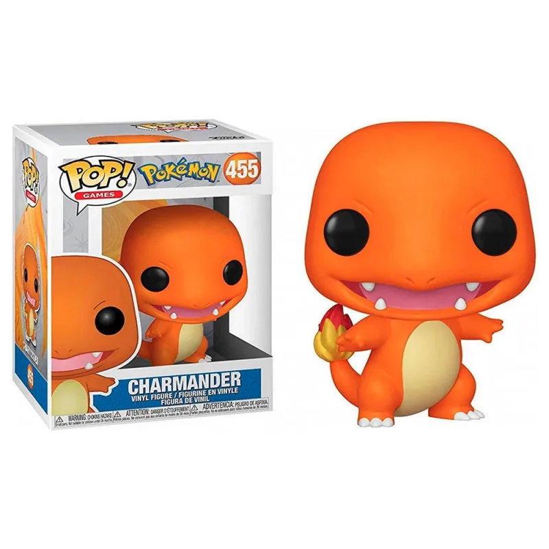FUNKO POP! POKEMON - CHARMANDER, 50403, Nº 455, TIENDA CON LICENCIA OFICIAL