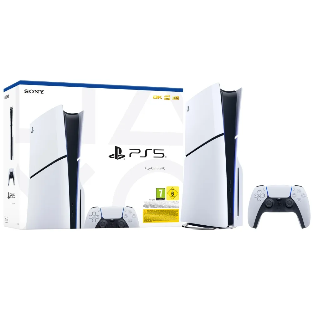 PLAYSTATION 5 SLIM choose model with or without PS5 disc reader Spanish version EU WARRANTY WARRANTY