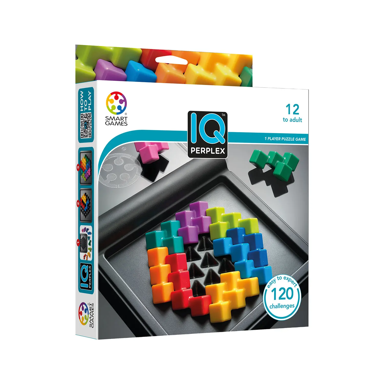 Smart Games IQ Perplex - Juegos De Mesa Adulto 12 Años O Más | Rompecabezas Adultos Y Rompecabezas Niños | Juegos De Viaje | Juegos De Mesa Adultos Divertidos