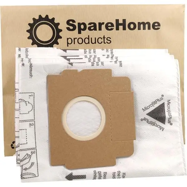 Bolsas aspirador Moulinex Power Clean Power Class -  Hyperfilter Plus / Alta filtración - 10 unidades -  SpareHome® 400MX0056