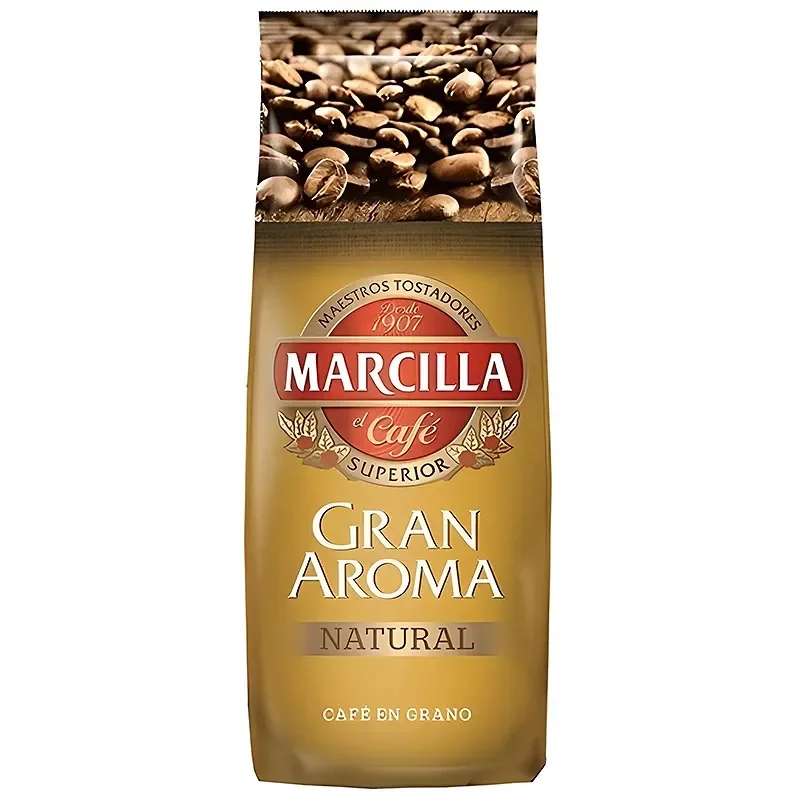 PACK of 2-coffee Natural Marcilla bean 1Kg great aroma