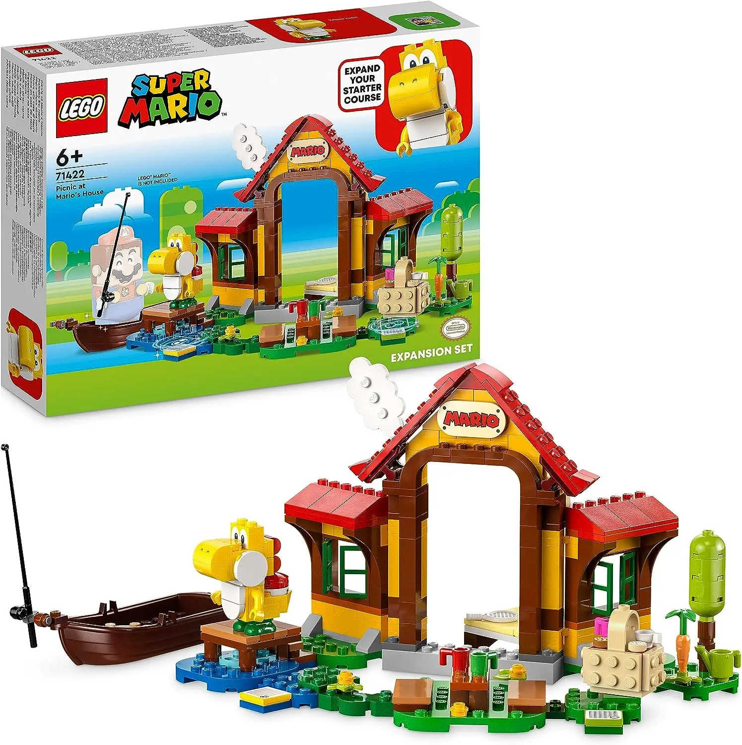 Lego 71422 Set de Expansion Picnic en Casa de Mario