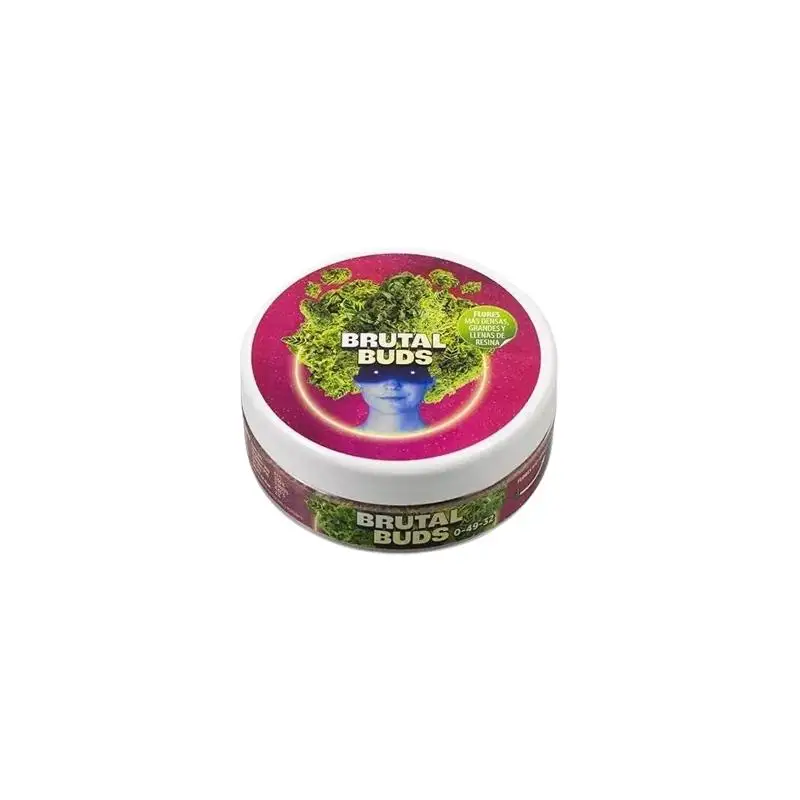 Brutal Buds 250Gr. Aumenta el tamaño, peso de tus flores. Produce más resina