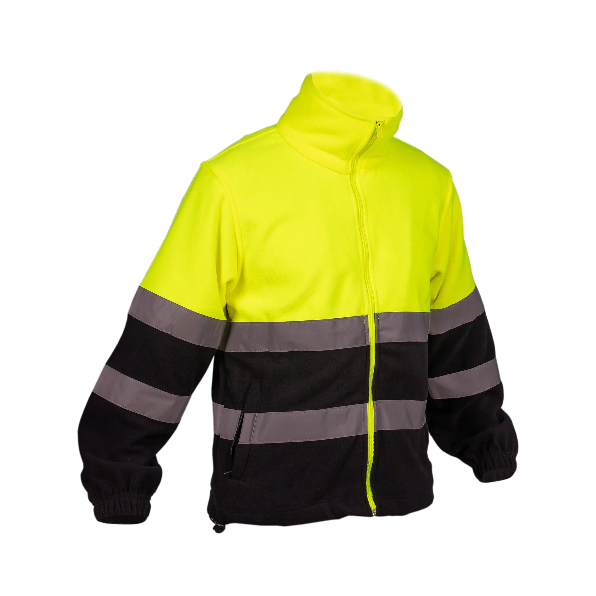 Cofan Chaqueta Polar de Trabajo Amarillo y Azul