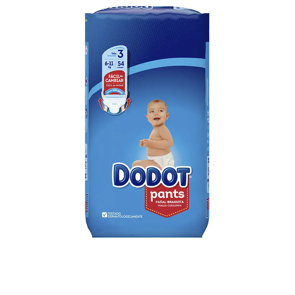 DODOT PANTS stages size 3 diaper-panty 6-11 kg 54 u