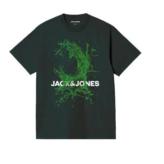 Jack & Jones Hombre Pack 2 Camisetas de Algodón Mod JCOSPLASH OCEAN Moda Hombre casual informal REF 12259914