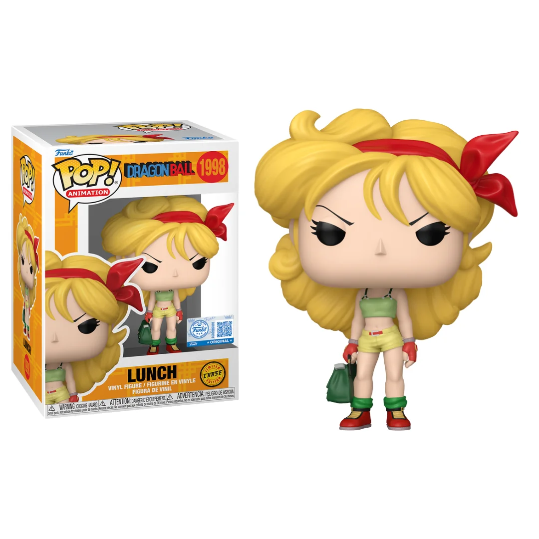 FUNKO POP! DRAGON BALL – LUNCH (CHASE), 84913, Nº 1998, TIENDA CON LICENCIA OFICIAL, ENVIO EN 24-48 HORAS EN PENÍNSULA, FIGURA, CABEZÓN, MUÑECO, JUGUETES, ANIME, MANGA, ANIMACIÓN