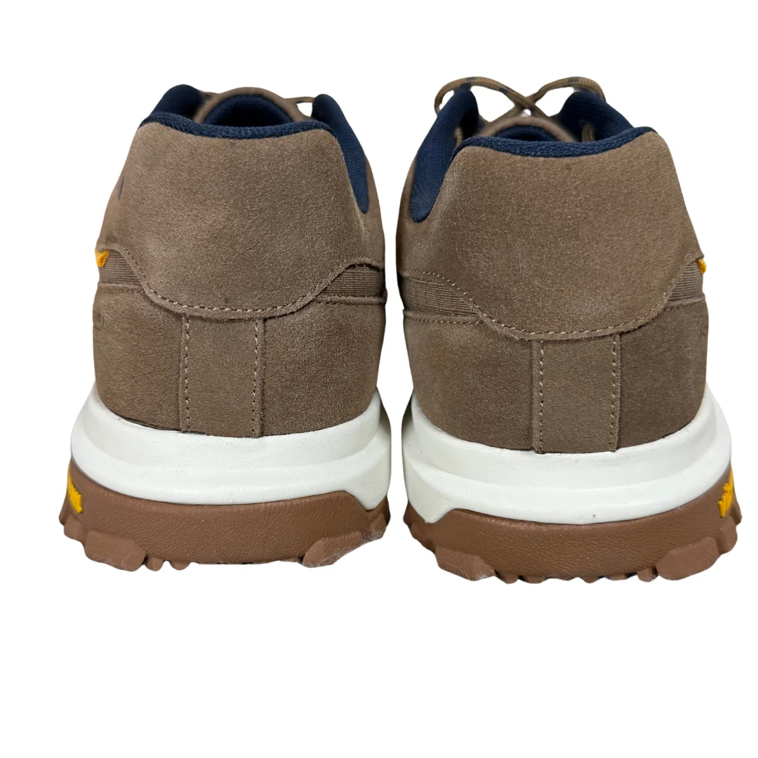 Camel active leather sneakers with non-slip water-resistant tex technology
