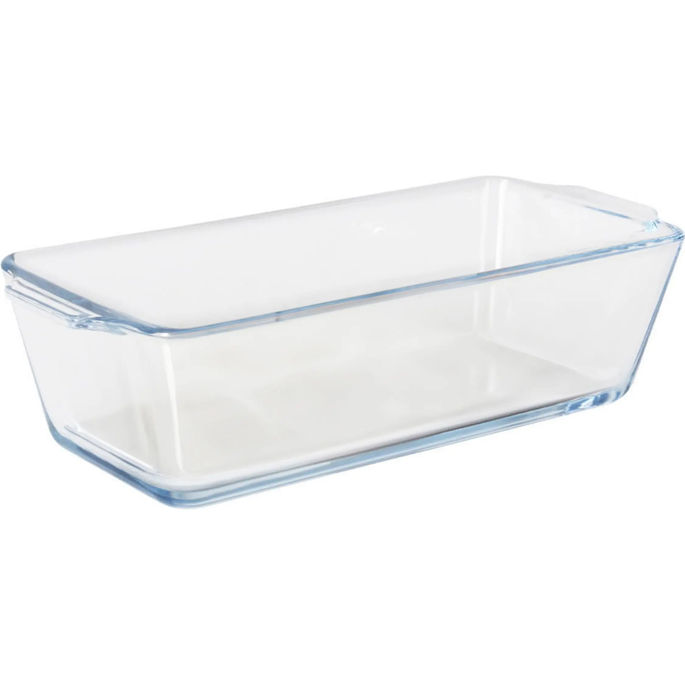 Quttin - Fuente de Vidrio Rectangular 23x10cm 825cc - Versátil y Duradera, Apta para Lavavajillas y Horno