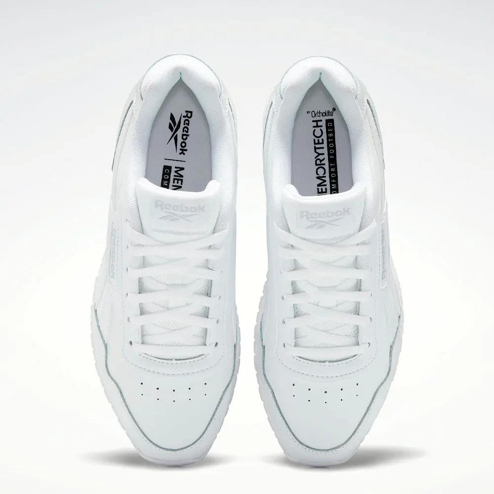 Reebok unixe glide white elegant leather sneakers