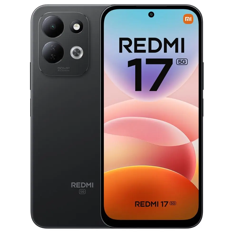 Móvil Xiaomi Redmi 17 5G 256 GB + 4 GB RAM Pantalla de 6,9" Snapdragon® 4 Gen 5 Cámara principal de 50 MP 7500 mAh (typ) Versión ES