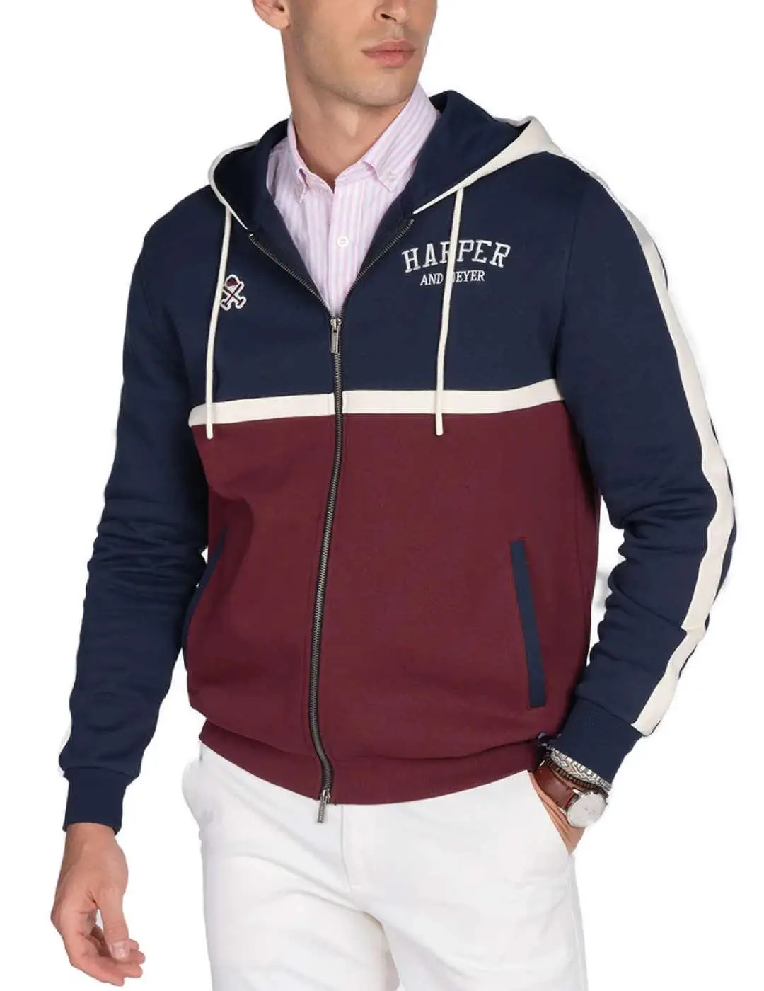 Men's Harper & Neyer beta Marine Zipper Sweatshirt