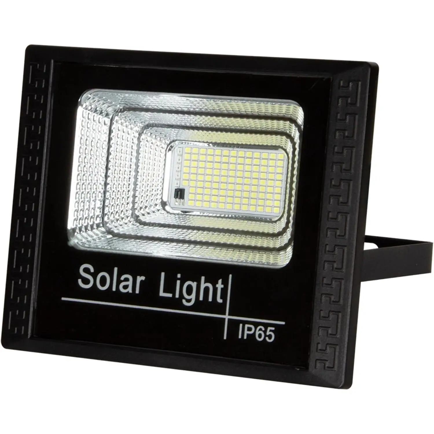 Jandei - Proyector Led Solar 40W, 550 Lúmenes, 114 Leds, Luz Blanca Fría 7500K, Con Mando a Distancia y Panel Separado. Protección IP65 Apto para Exteriores