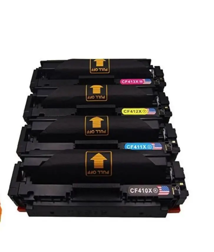 Pack 4 Toner para HP CF410X/1X/2X/3X compatible Color LaserJet Pro M452 M377 M477