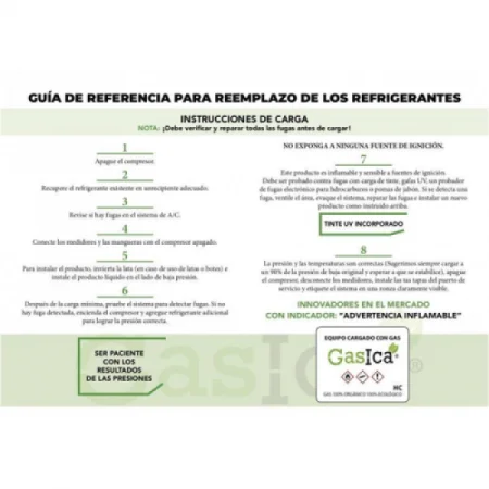 2 containers organic GAS V2 226gr substitute R407C R22 R410A R32 R290