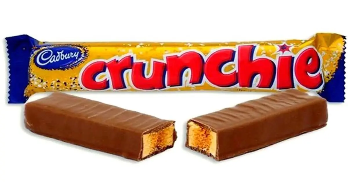 Cadbury crunchie chocolate bars - pack of 12 units of 40gr