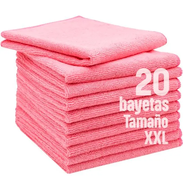 Clim Profesional - Bayeta de Microfibra XXL PLUS 40x40 - Caja 20 Uds